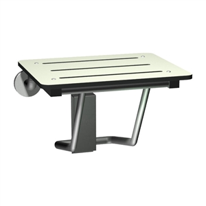 ASI 8203 Rectangular 18" W Folding Phenolic Shower Seat