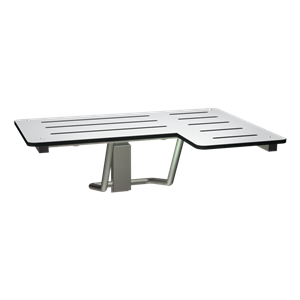ASI 8206-L Left Hand L-Shaped Folding Shower Seat