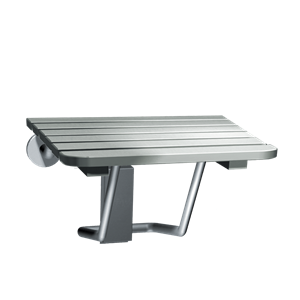 ASI 8207 Stainless Steel Rectangular Folding Shower Seat