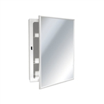 ASI 8338 Surface Mounted Medicine Cabinet with Mirror and Shelves