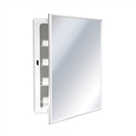 ASI 8340 Surface Mounted Medicine Cabinet with Mirror and Shelves