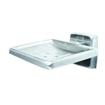 Bradley 9014 Surface Mount Soap Dish with Drain Holes