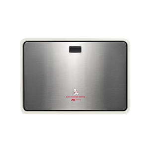 ASI 9022 Horizontal Baby Changing Station with Satin Stainless Steel Finish image