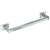 Bradley 907-18 18" Chrome Plated Square Towel Bar