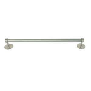 Bradley 908-30 30" Stainless Steel Round Towel Bar with Exposed Mounting