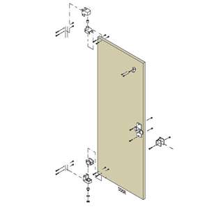 Plastic Partition Door Image