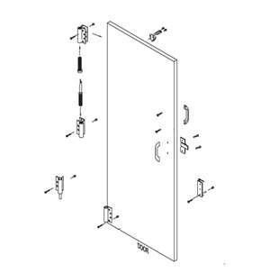 Plastic Partition Door Image