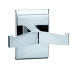 Bradley 912-00 Chrome Plated Double Robe Hook