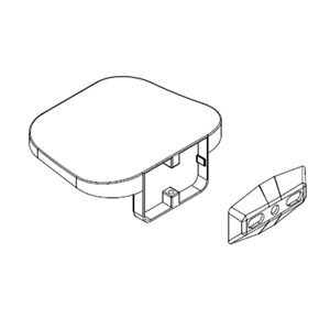 Bradley 921 Surface Mount Soap Dish