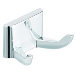 Bradley 932-00 Chrome Plated Double Robe Hook
