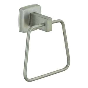 Bradley 9334 Vandal Resistant Satin Stainless Steel Towel Ring