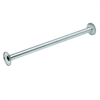 Bradley 953-072 72" Straight Shower Rod, 1" OD