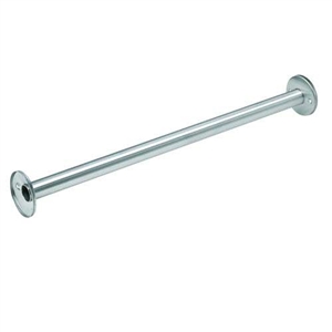 Bradley 9531-072 72" Straight Shower Rod, 1.25" OD