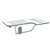 Bradley 9569 Reversible L-Shaped Folding Shower Seat