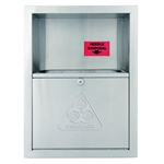 Bradley 989 Recessed Need Disposal Waste Container