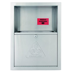 Bradley 989 Recessed Need Disposal Waste Container