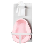 Bradley 9905 Surface Mounted Dual Bed Pan Holder with Urinal Bottle Holder