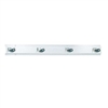 Bradley 9954 36" Mop and Broom Holder with 4 Holders