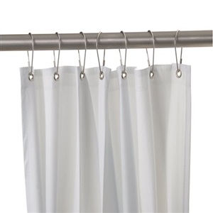 Bobrick B-204-3 70" W x 72" H Shower Curtain