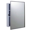 Bobrick B-297 Surface Mount Medicine Cabinet with Mirror and Shelves