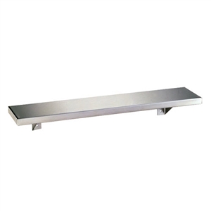 Bobrick B-298 18" W x 8" D  Stainless Steel Shelf, Satin Finish
