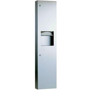 B-38032 Bobrick Paper Towel Dispenser with Trash Can image