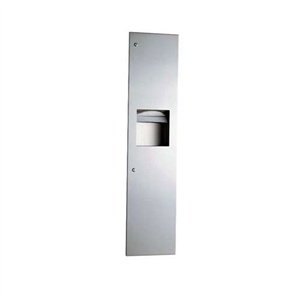 B-38034 Bobrick Paper Towel Dispenser with Trash Can image