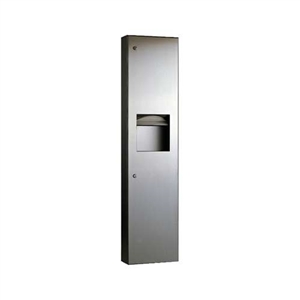 B-380349 Bobrick Paper Towel Dispenser with Trash Can image