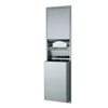 B-3944 Bobrick Paper Towel Dispenser with Trash Can image