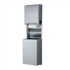 B-39619 Bobrick Paper Towel Dispenser with Trash Can image