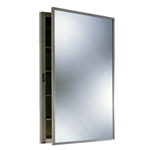 Bobrick B-398 Recessed Medicine Cabinet with Mirror and Shelves