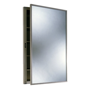 Bobrick B-398 Recessed Medicine Cabinet with Mirror and Shelves