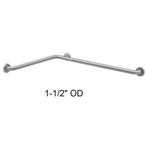 Bobrick B-6861 L-Shaped Grab Bar image