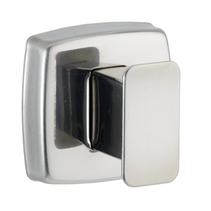 Bobrick B-7671 Bright Polished Stainless Steel Single Robe Hook