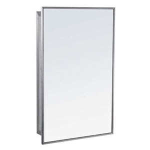Gamco MC-1 Recessed Medicine Cabinet with Mirror and Shelves