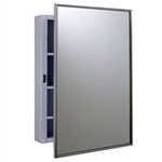 Gamco MC-2 Surface Mount Medicine Cabinet with Mirror and Shelves