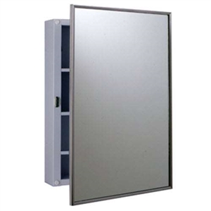 Gamco MC-2 Surface Mount Medicine Cabinet with Mirror and Shelves