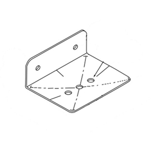 Gamco SD-1 Surface Mount Soap Dish with Drain Holes