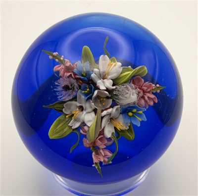 2010 Melissa Ayotte Floral Bouquet Paperweight