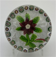 Antique Baccarat Double Clematis