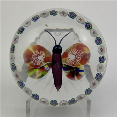Antique Baccarat Butterfly