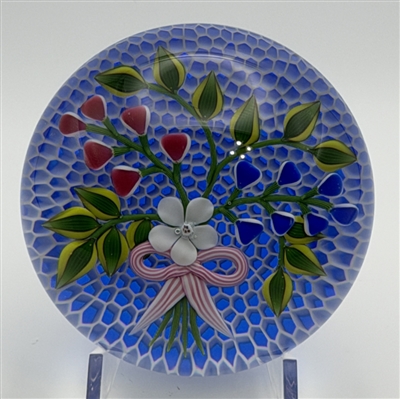 1986 Baccarat Lupins Paperweight