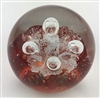 Caithness Red Mini Moonflower Paperweight