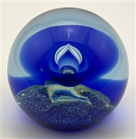 Caithness Vigil Abstract Glass Paperweight