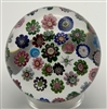 Antique Clichy Open Concentric Millfiori Paperweight