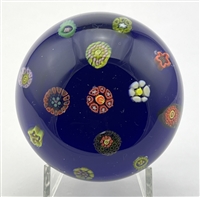 1992 Drew Ebelhare Spaced Millefiori Paperweight