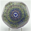 Italian Magnum Concentric Millefiori Paperweight