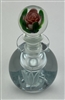 Charles Kaziun Perfume Bottle with Rose Stopper