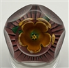 Charles Kaziiun Crimp Flower Paperweight