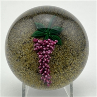 1979 William Manson Paperweight - Lilac Blossom